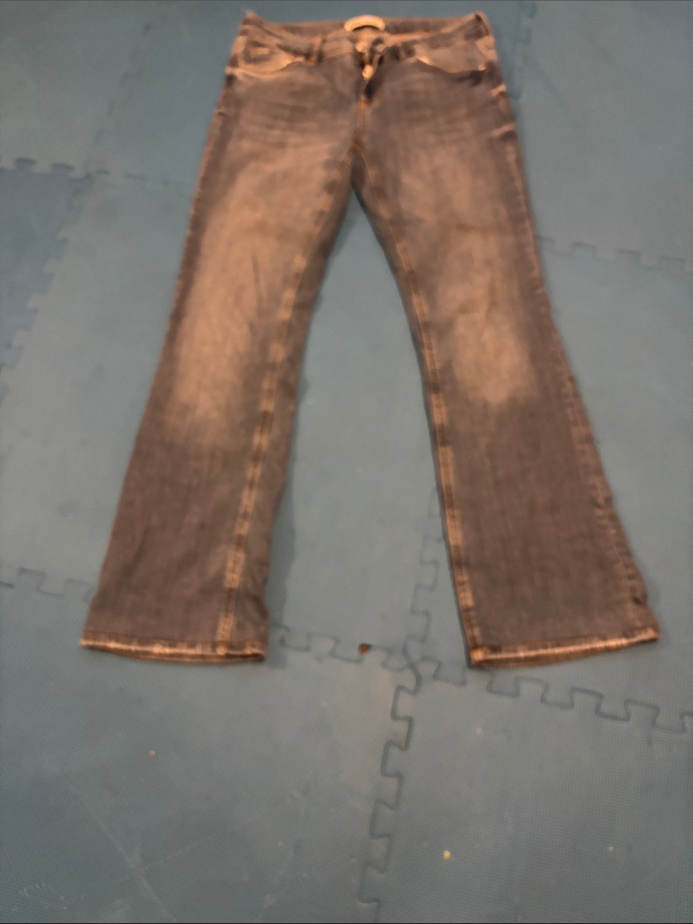 Zara Light Blue Flared Jeans